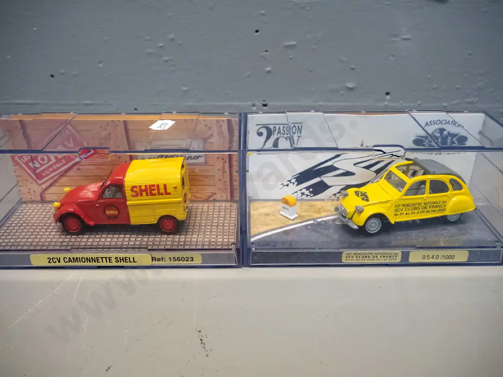 5 small die-cast Citroen model vehicles - Dinky, Norev, Eligor, etc. Image 1++