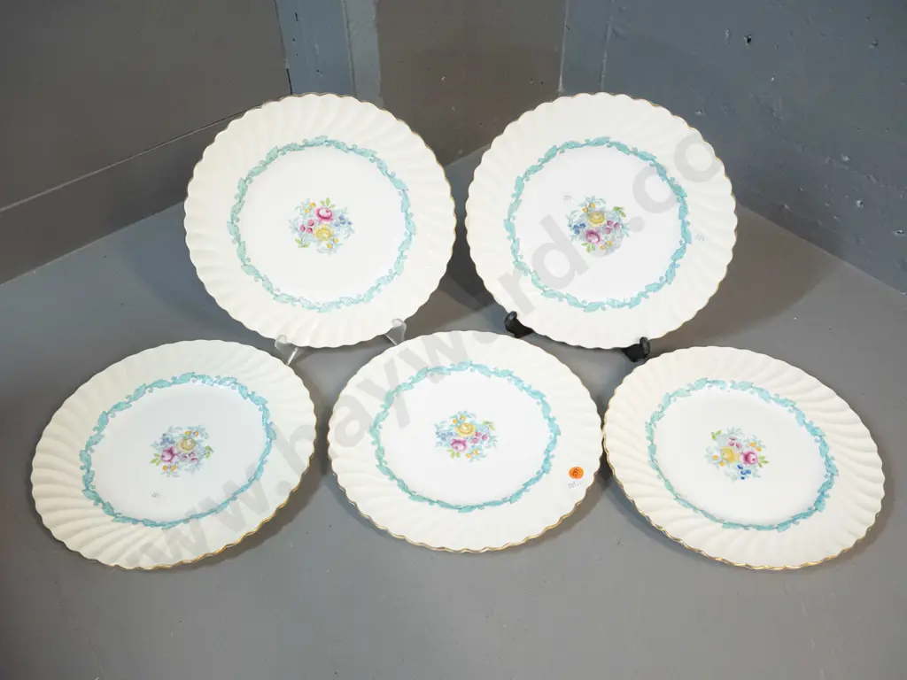 5 Minton "Ardmore" pattern dinner plates D-270 Image 1++