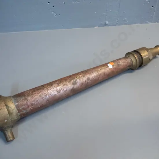 heavy copper and brass fire hose fitting L-600