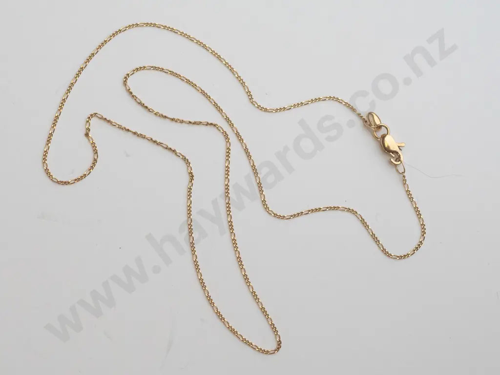9ct gold chain stamped 375 Image 1++