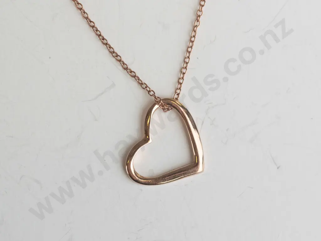 heart necklace all stamped 925 Image 1++