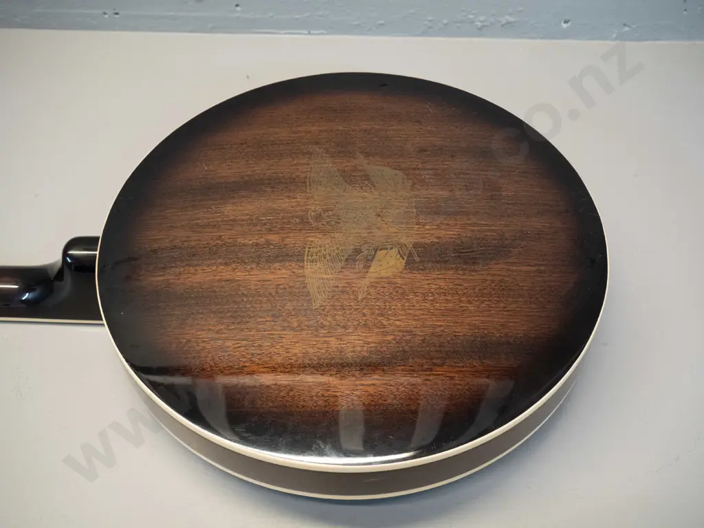 Epiphone banjo - date and model unknown - a few retouched varnish chips to headstock L-970 Body D-340 Image 1++