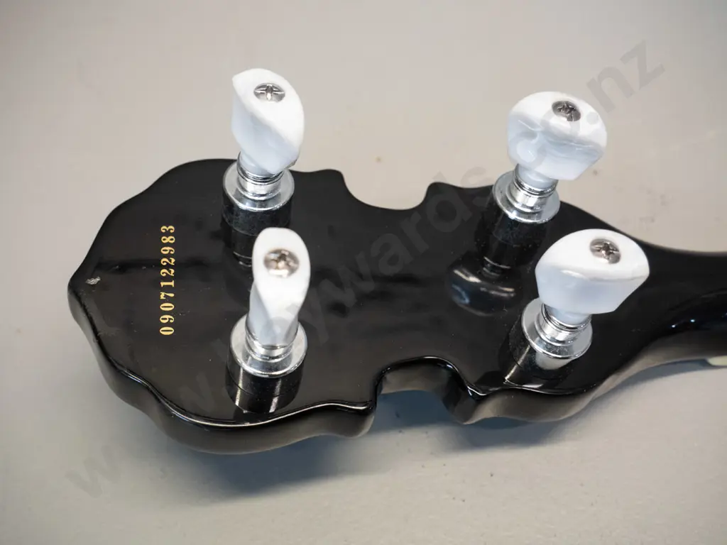 Epiphone banjo - date and model unknown - a few retouched varnish chips to headstock L-970 Body D-340 Image 1++