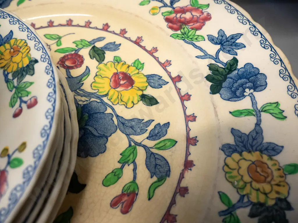 assorted Masons Regency dinnerware - incl. 2 covered vegetable dishes, large footed serving bowl, etc. - some pieces w/ Image 1++