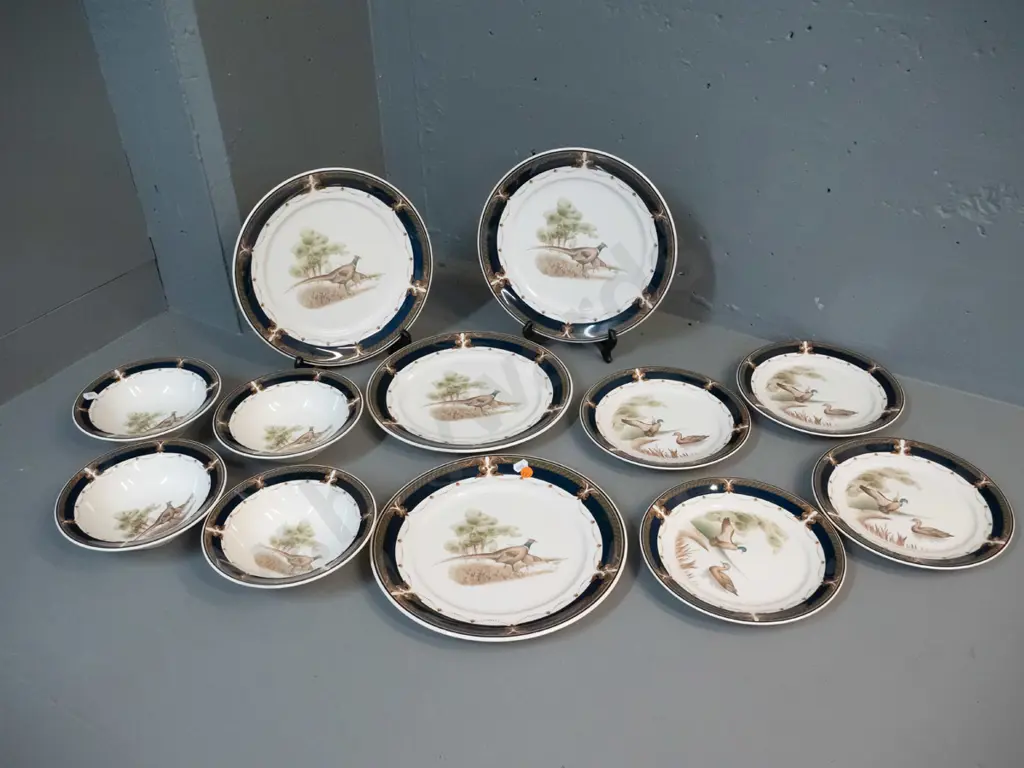 Keltcraft Ireland / designed by Noritake "Tranquil Glen" tableware - 4 dinner plates, 4 sides, 4 bowls Image 1++