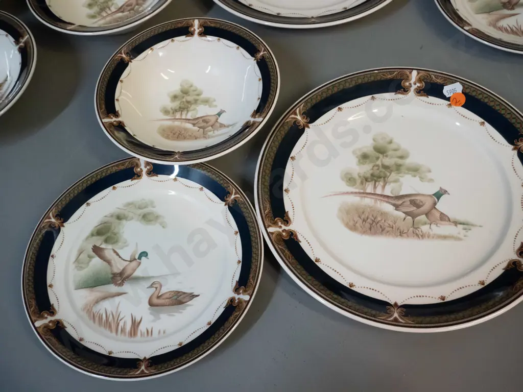 Keltcraft Ireland / designed by Noritake "Tranquil Glen" tableware - 4 dinner plates, 4 sides, 4 bowls Image 1++