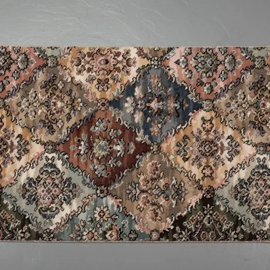 small piece of Feltex NZ wool carpet with bound edges L-1145 W-695