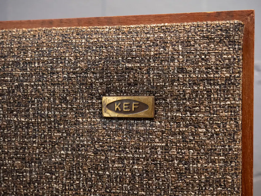 pair of 1960s KEF bookshelf hifi speakers -  teak veneer cases, model K2 Celeste MkII H-275 W-460 D-175 Image 1++