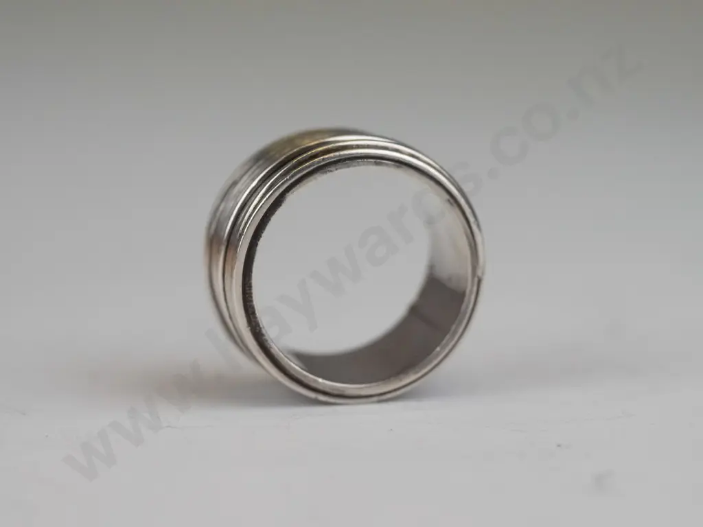 silver ring stamped s.sil Image 1++