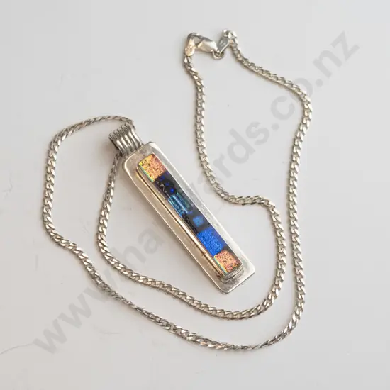 silver necklace stamped 925