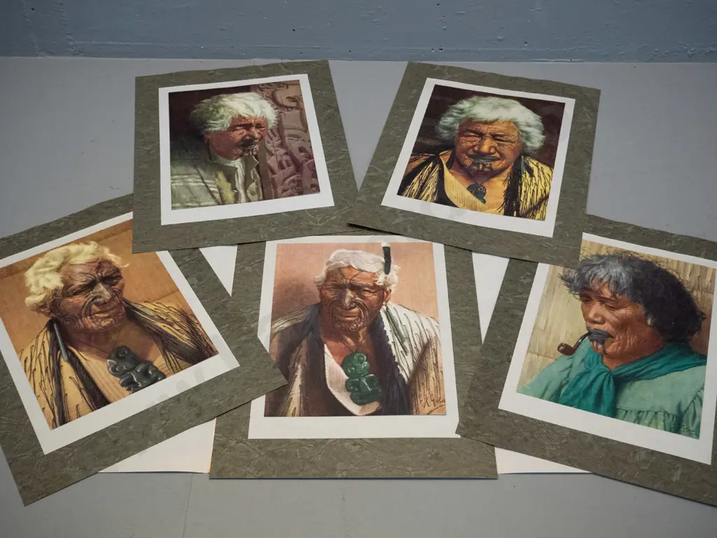 5 vintage unframed Goldie portrait prints in folder - mounted on textured paper, never frame. Some waving to backing Image 1++