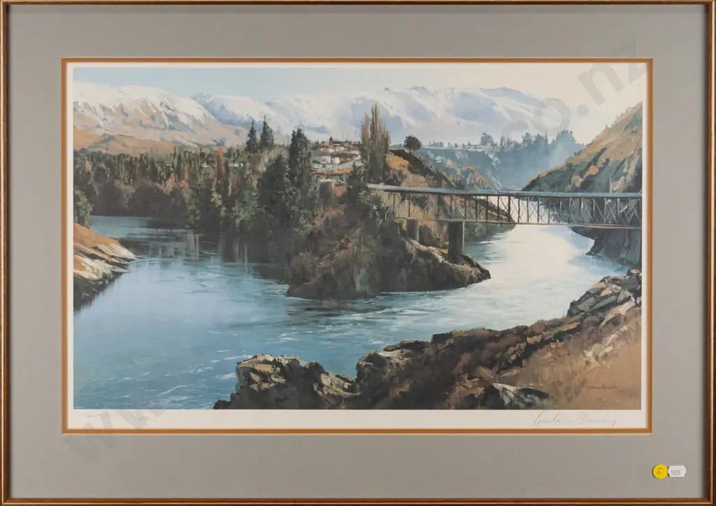 framed Graham Brinsley - Ltd edition print 72/450 "Cromwell" H - 330 W - 550 Image 1++