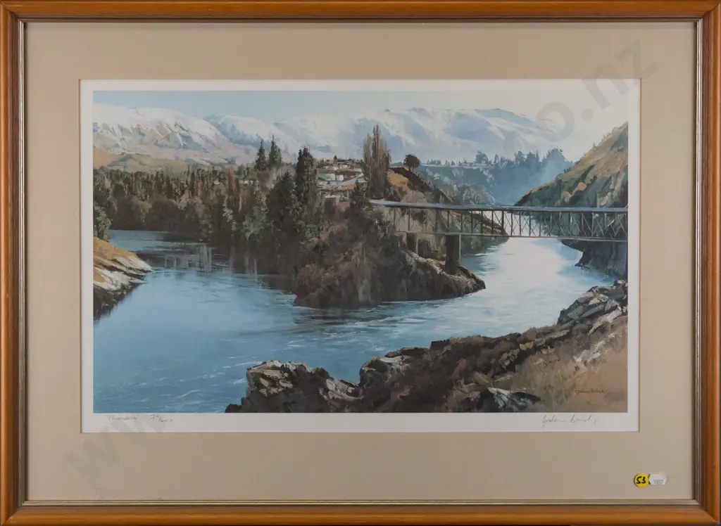 framed Graham Brinsley ltd edition print 79/450 "Cromwell" H-330 W-550 Image 1++