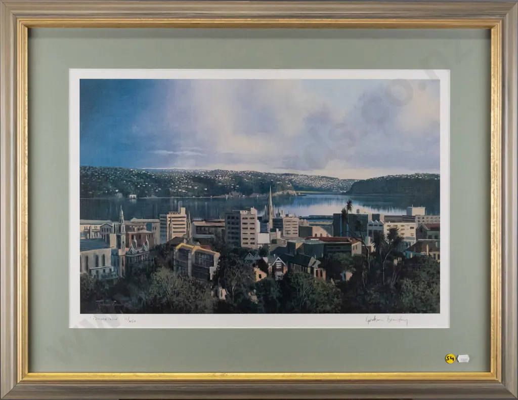 framed Graham Brinsley ltd edition print "Dunedin" H-360 W-540 Image 1++