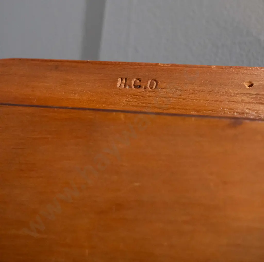 handled tray with mixed timber inlay design including figured bird's eye panels L-470 W-330 Image 1++