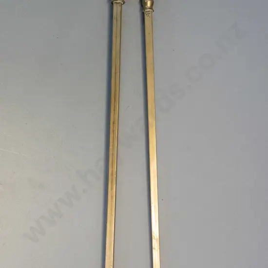 heavy brass fire tongs L-580