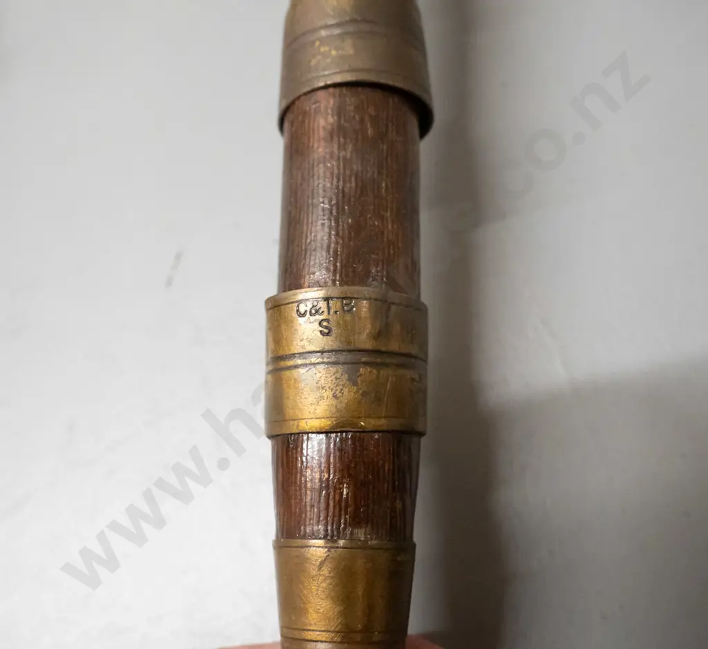 vintage split cane 3-piece fishing rod (hand piece non matching) with bakelite "The Alpha" fly reel w/ timber box L860 Image 1++