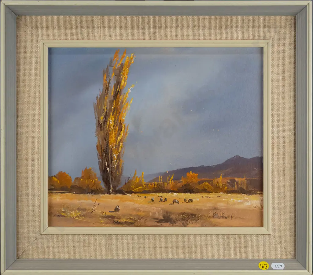 Charles Mckenzie 1978 - framed oil "Cardrona Valley" H - 240 W - 290 Image 1++