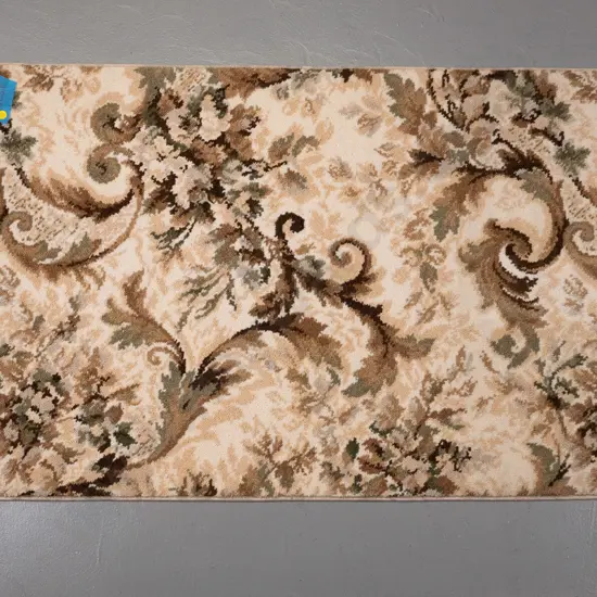 small piece of Feltex NZ wool carpet with bound edges L-1150 W-695