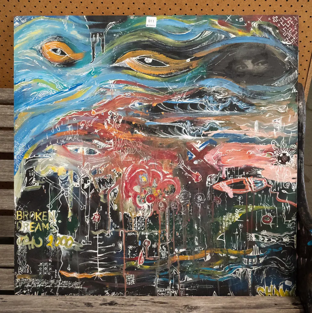 mixed media on board - abstract Image 1++