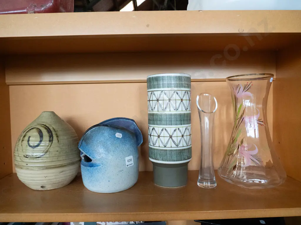 shelf of various  vases Image 1++