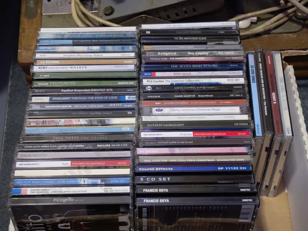 box of CDs Image 1++