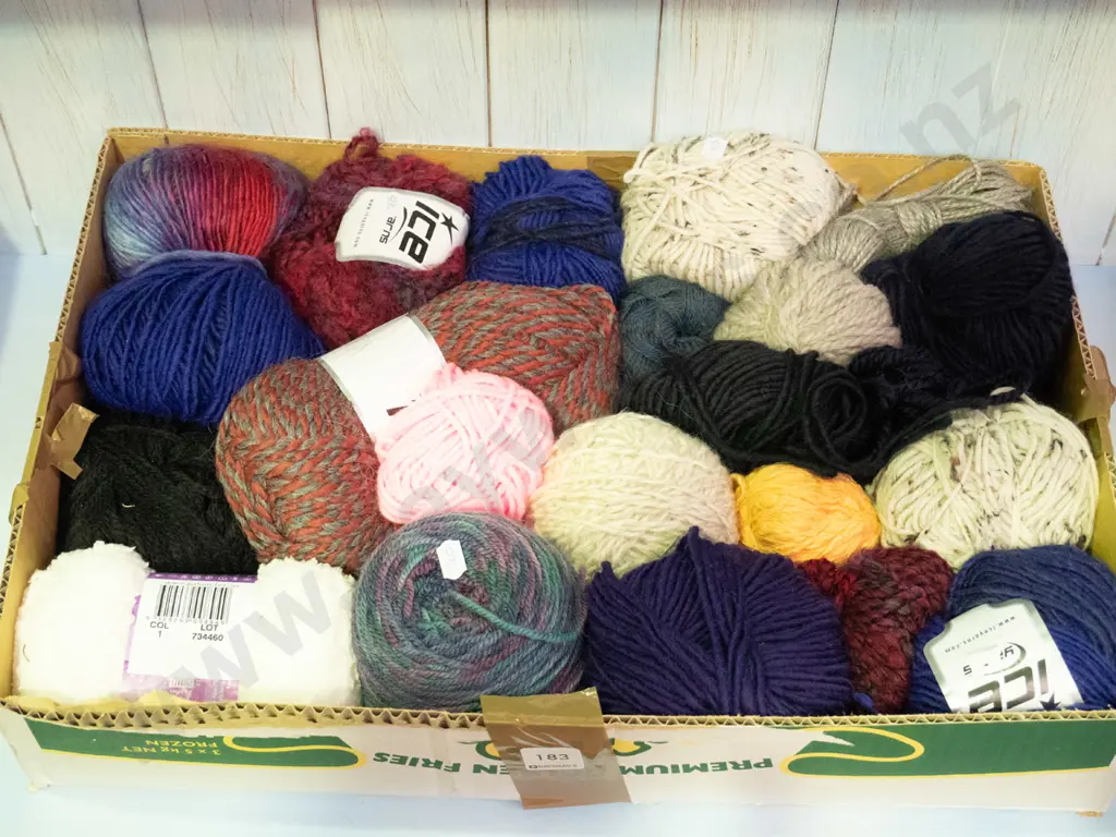 box of knitting yarn Image 1++