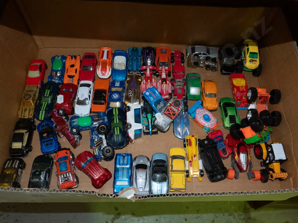 box of toy vehicles Image 1++