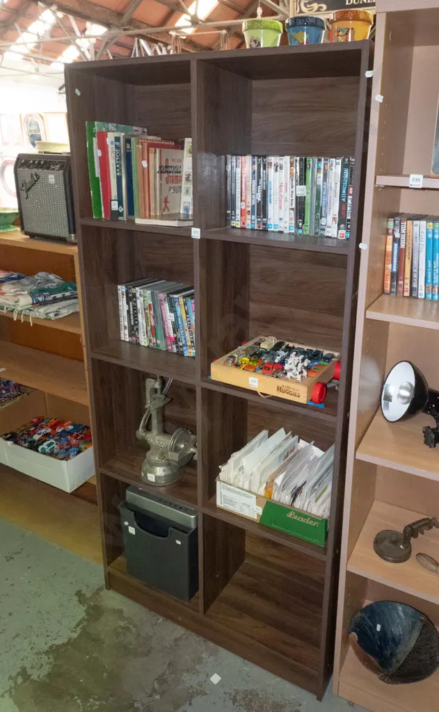mdf faux wood bookcase H-1735 W-830 Image 1++