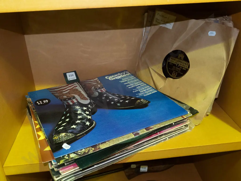 country and western LPs, 78s Image 1++