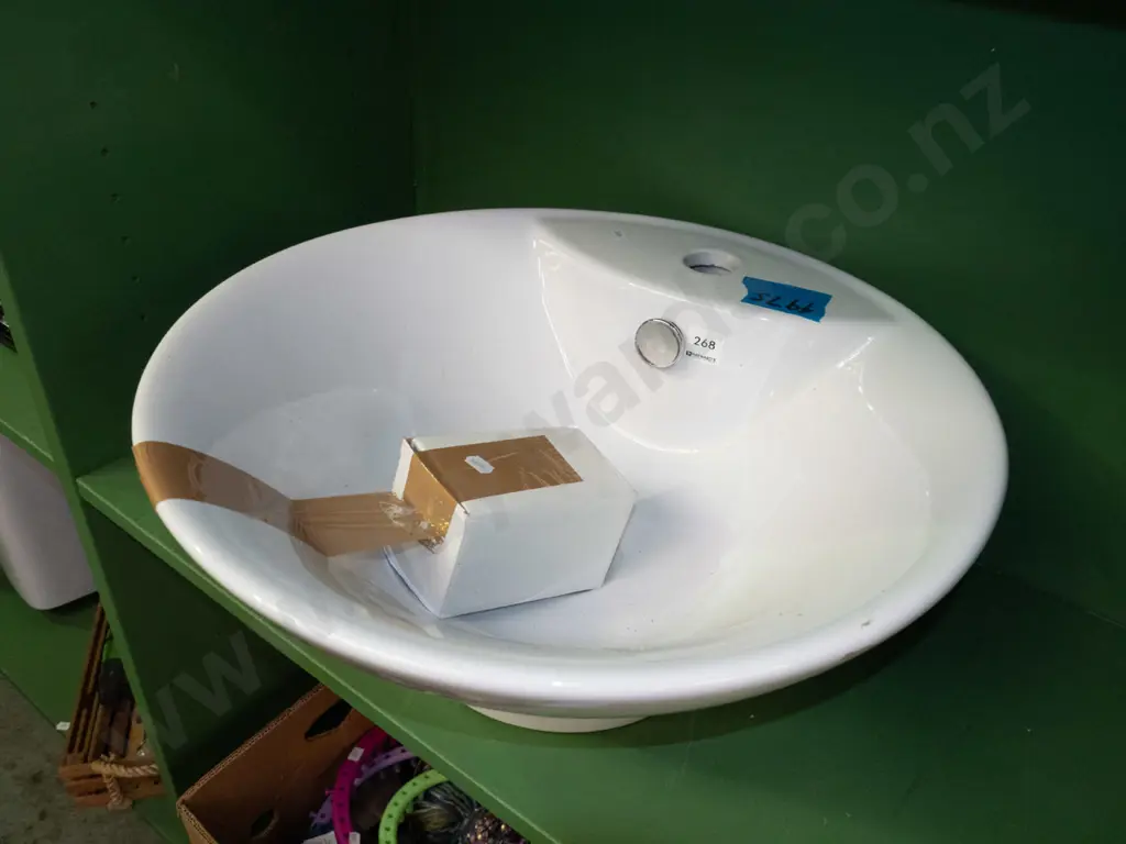 ceramic circular bathroom sink Diam-465 Image 1++