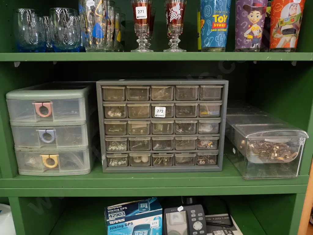 3x workshop organisers; screws, bolts etc Image 1++
