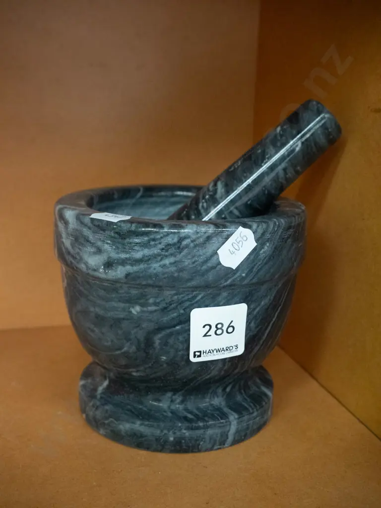 marble mortar and pestle Image 1++