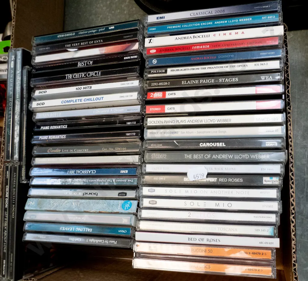box of CDs Image 1++