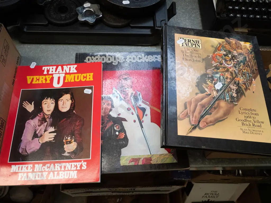 3 music themed books - Elton John, Paul McCartney and one other Image 1++