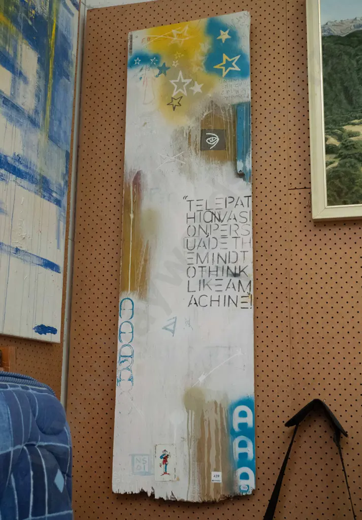 mixed media on board - abstract Image 1++