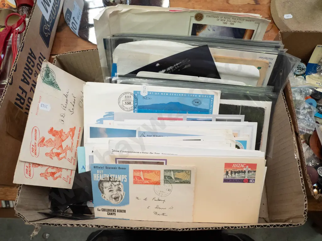 box of first day covers Image 1++