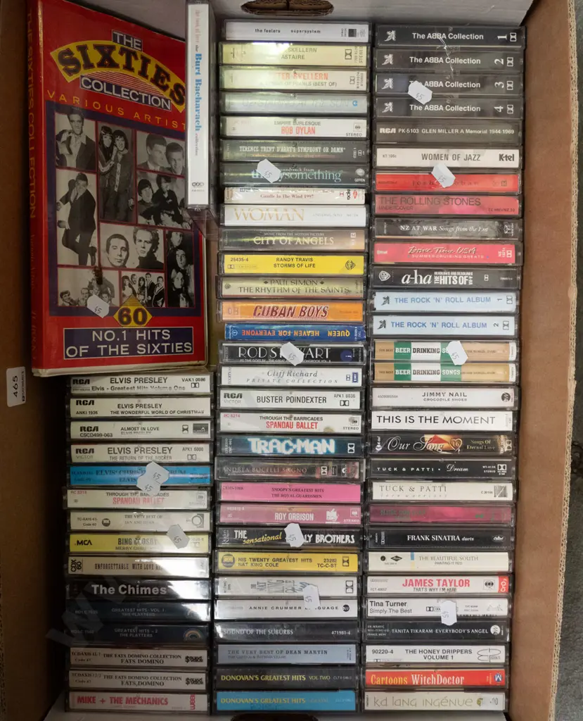 box of cassette tapes Image 1++