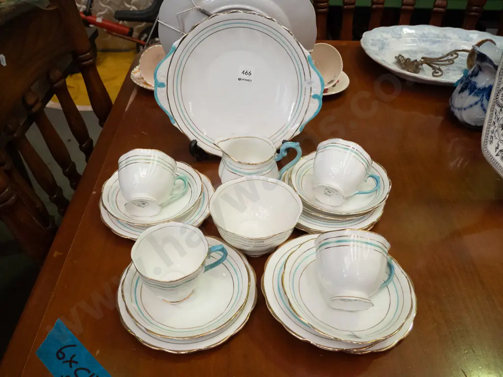 Royal Albert trios, plates, cream & sugar Image 1++