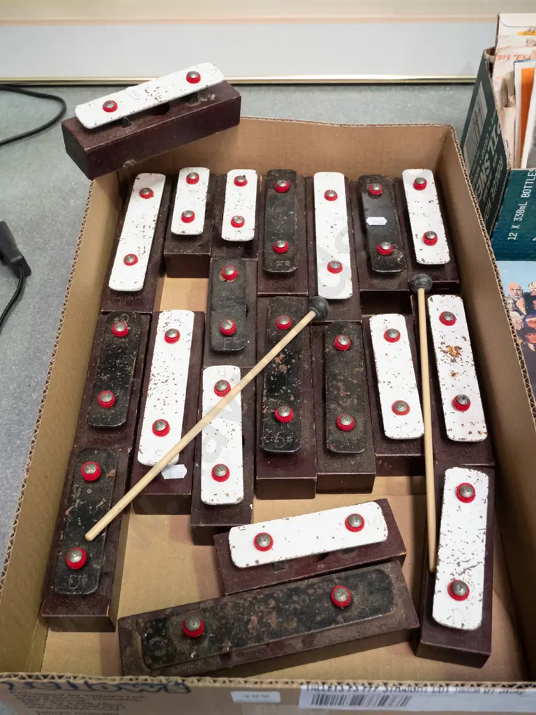 educational glockenspiel set - corrosion & wear Image 1++