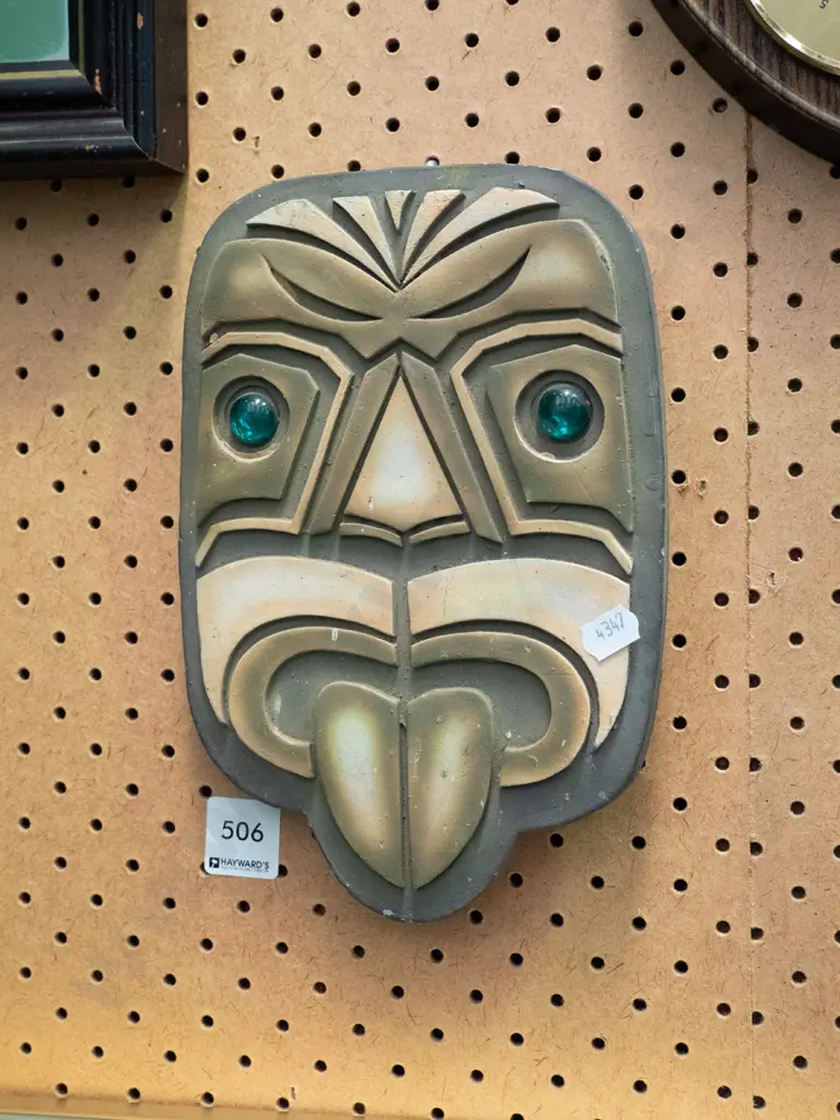 Maori themed tiki wall art Image 1++