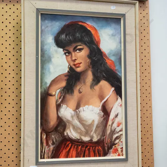 framed retro print - portrait