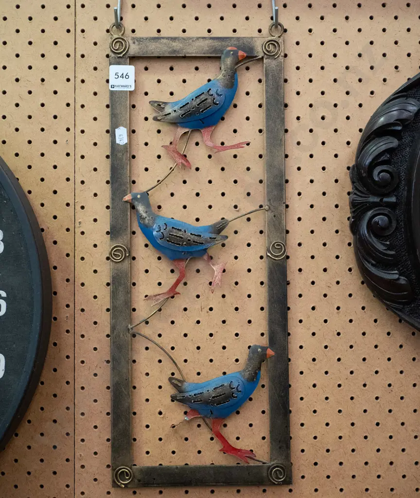 metal wall art - pukekos Image 1++