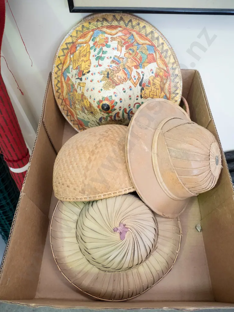 box; various hats Image 1++