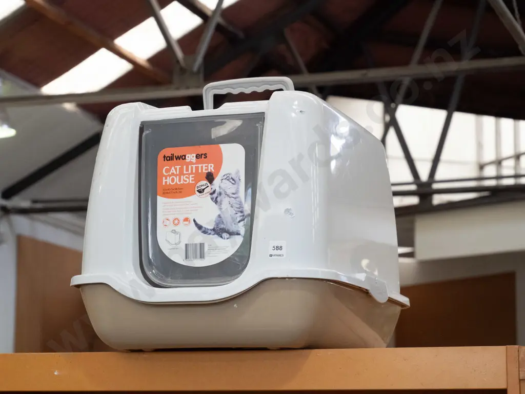 platic cat litter house Image 1++
