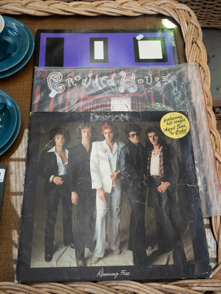 NZ LPs; Dragon, Crowded House, Split Enz Image 1++