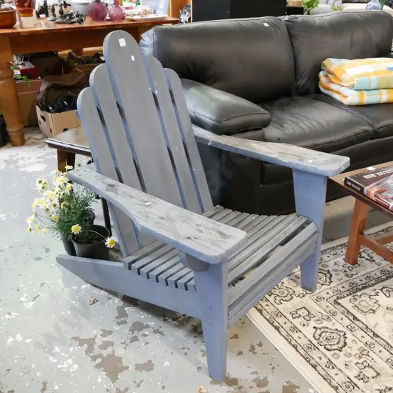 wooden Cape Cod style outdoor armchair