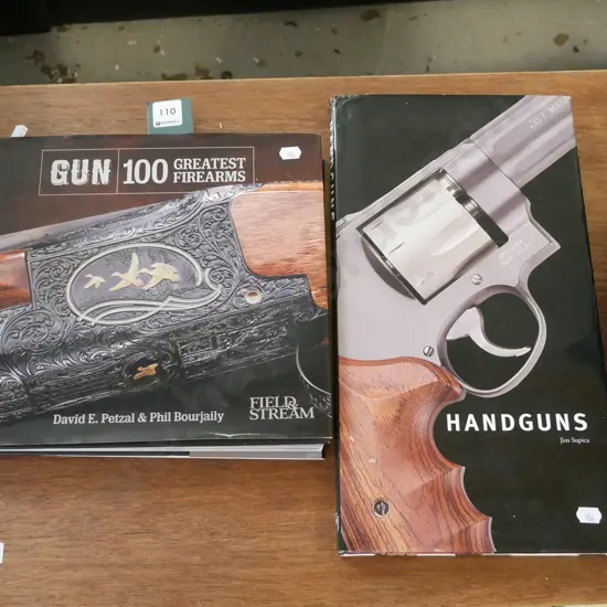 2x books on fire arms and hand guns