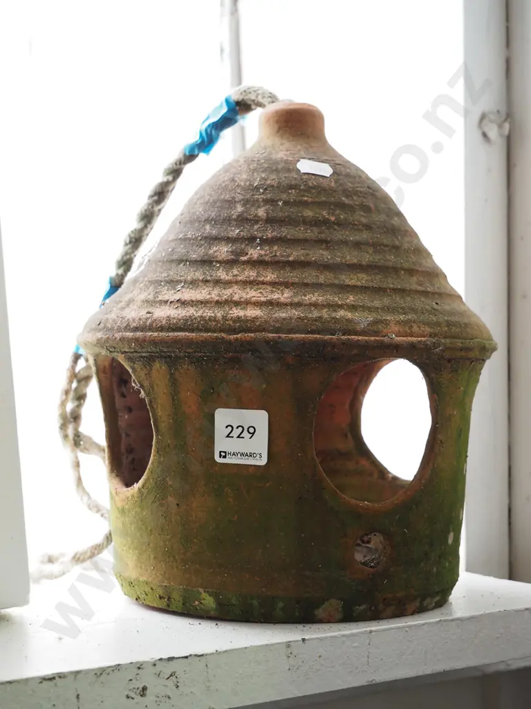 terracotta hanging bird feeder Image 1++