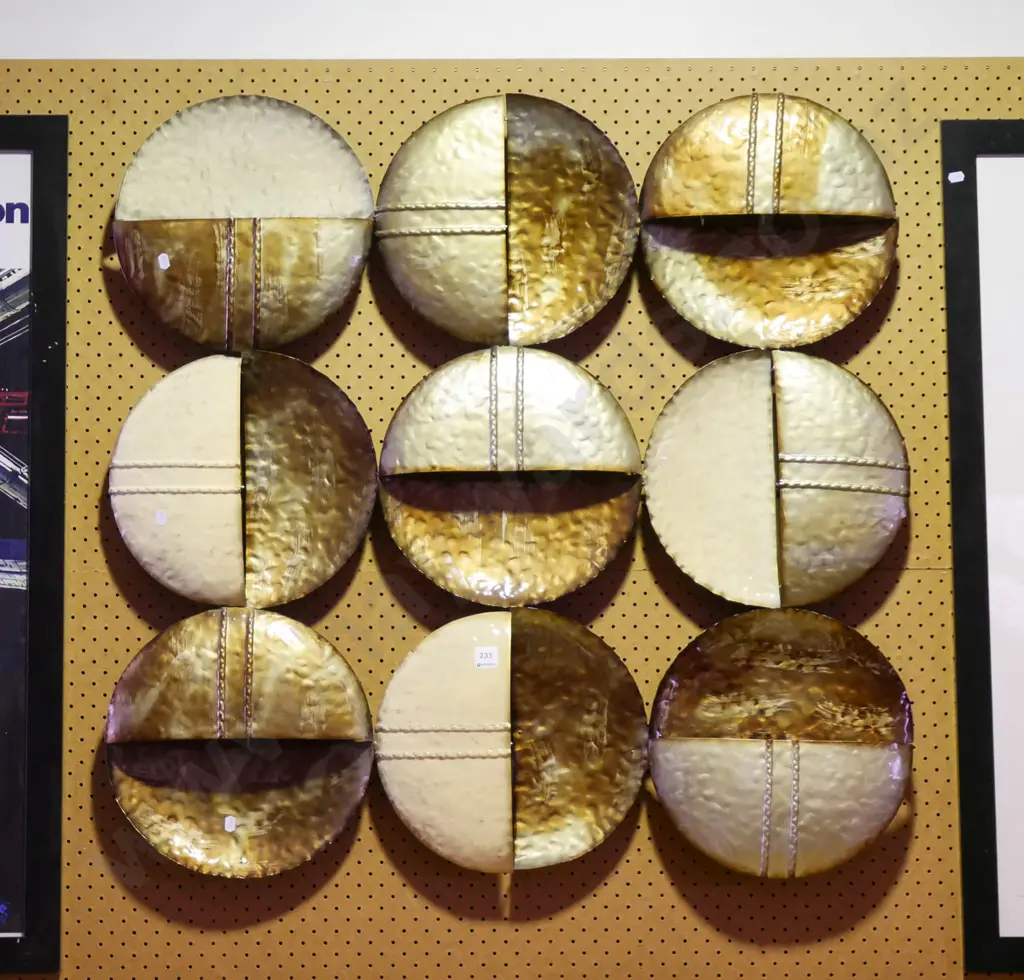 circular metal wall art Image 1++